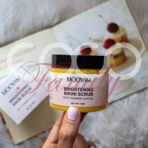 اسکراب روشن کننده بیکینی و زیر بغل زردچوبه mooyam